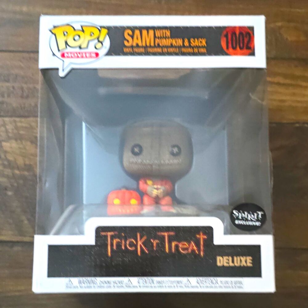 Funko Pop! Deluxe Movies: Trick 'r Treat Sam Pumpkin & Sack Spirit #1002